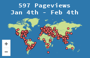 Locations of visitors to this page